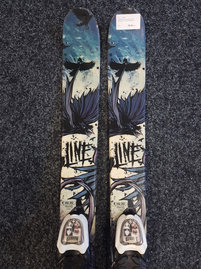 Použité lyže freestyle Line Chronic + viazanie Marker 7