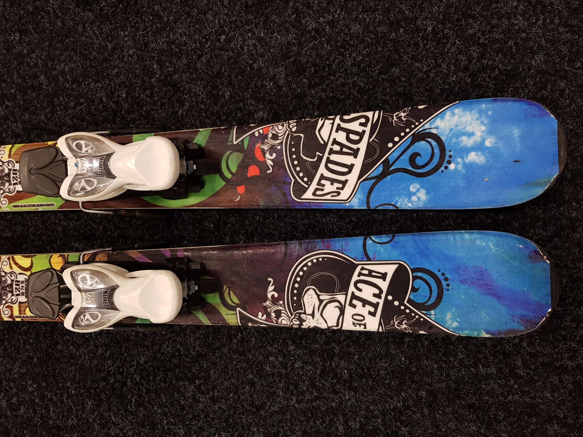 Použité freestyle lyže NORDICA Ace of Spades J +  viazanie Marker 7.0