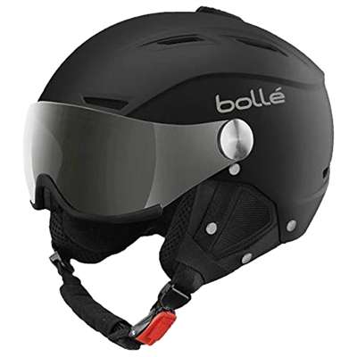 Prilba BOLLE BACKLINE VISOR black silver matte-silver gun s vymeniteľným štítom S1/S3