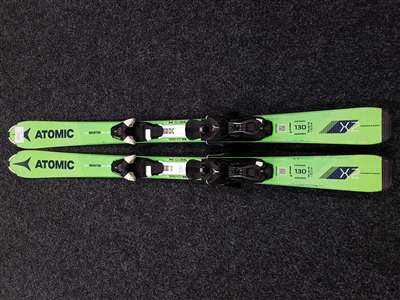 Použité detské lyže ATOMIC Redster X2 + viazanie Atomic 7.5