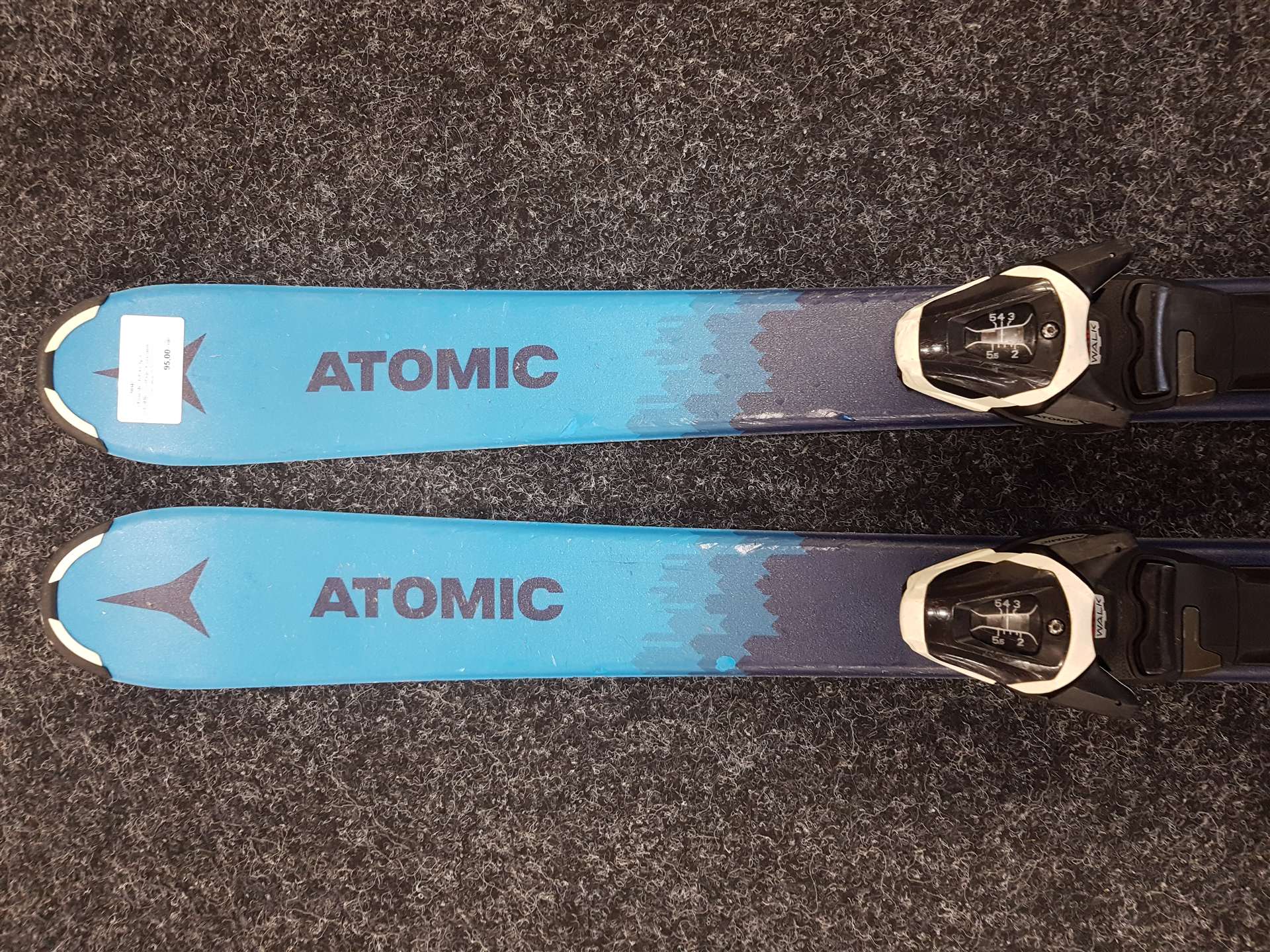 Použité detské lyže ATOMIC Vantage + viazanie Atomic 5.5