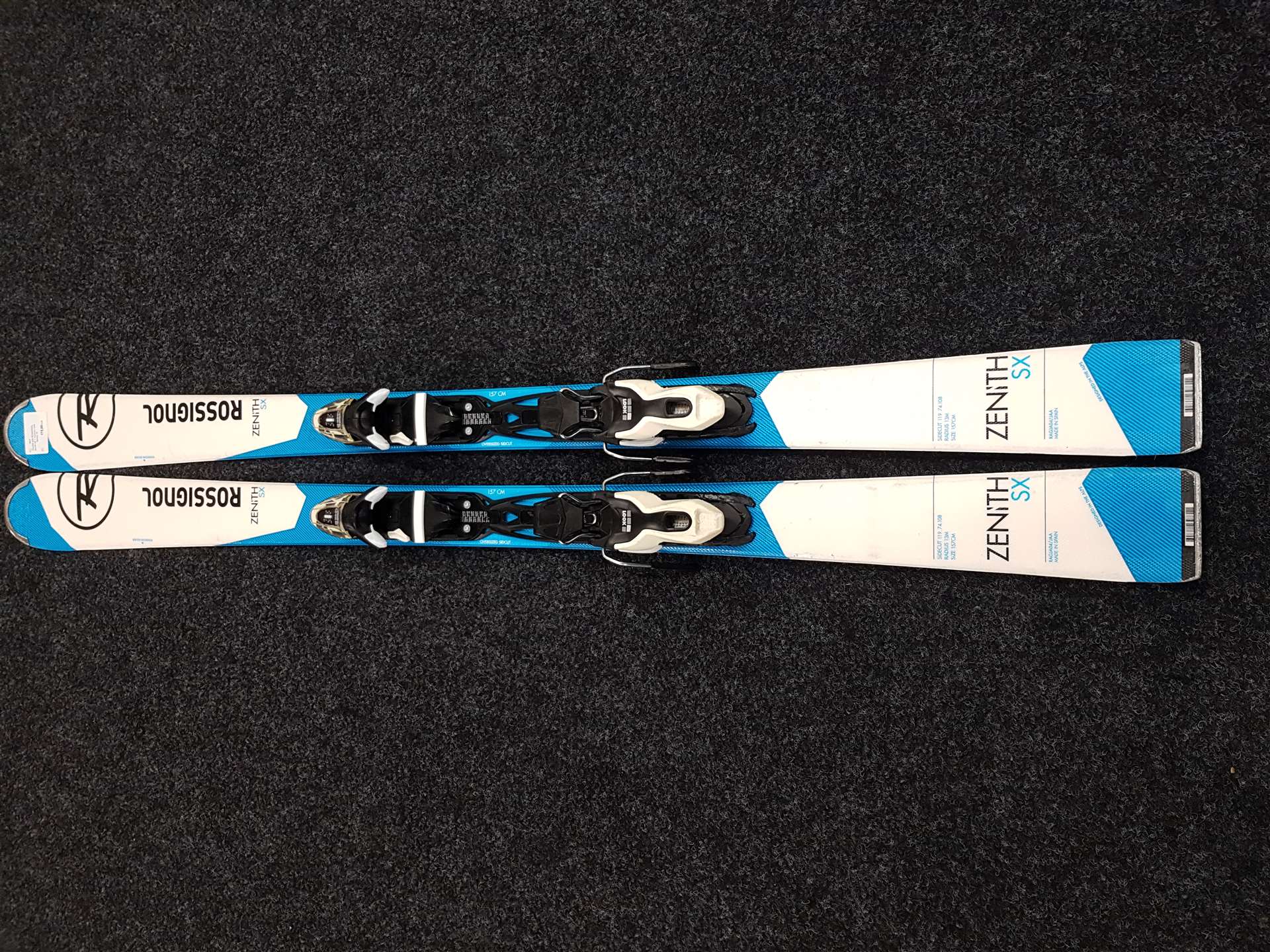 Použité lyže ROSSIGNOL Zenith SX + viazanie Look Xpress 10