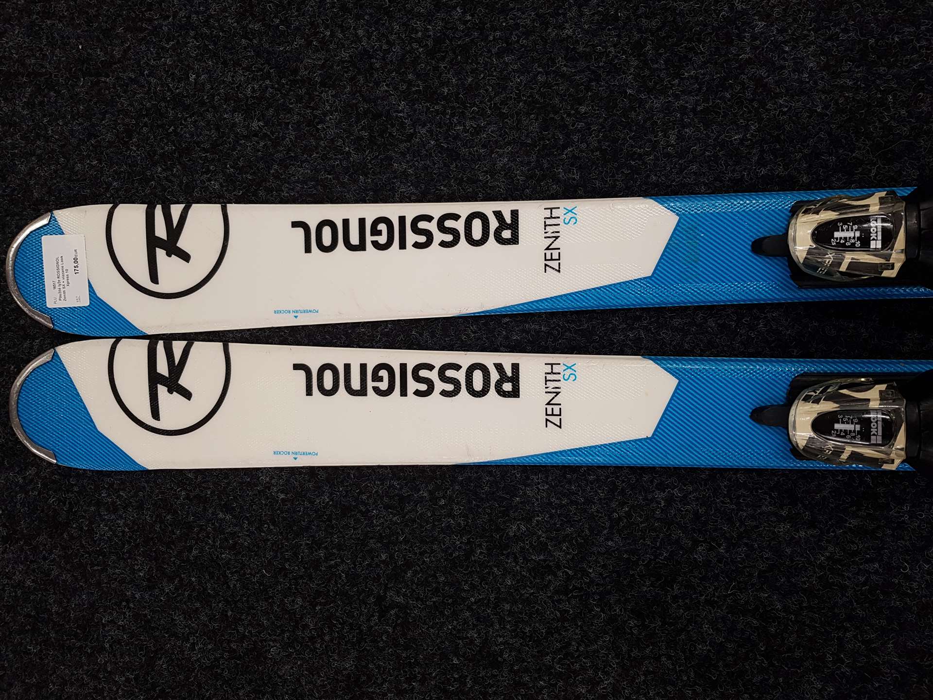 Použité lyže ROSSIGNOL Zenith SX + viazanie Look Xpress 10