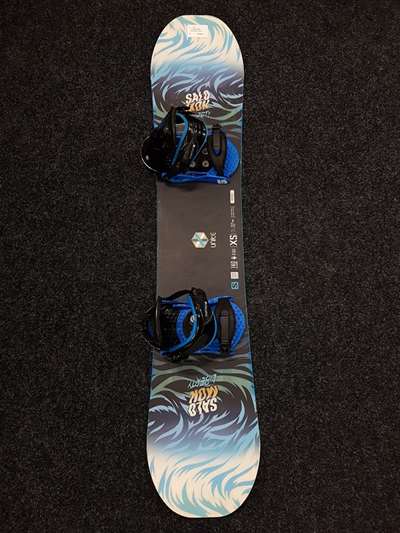 Použitý snowboard SALOMON Liberty + viazanie Burton veľkosť S