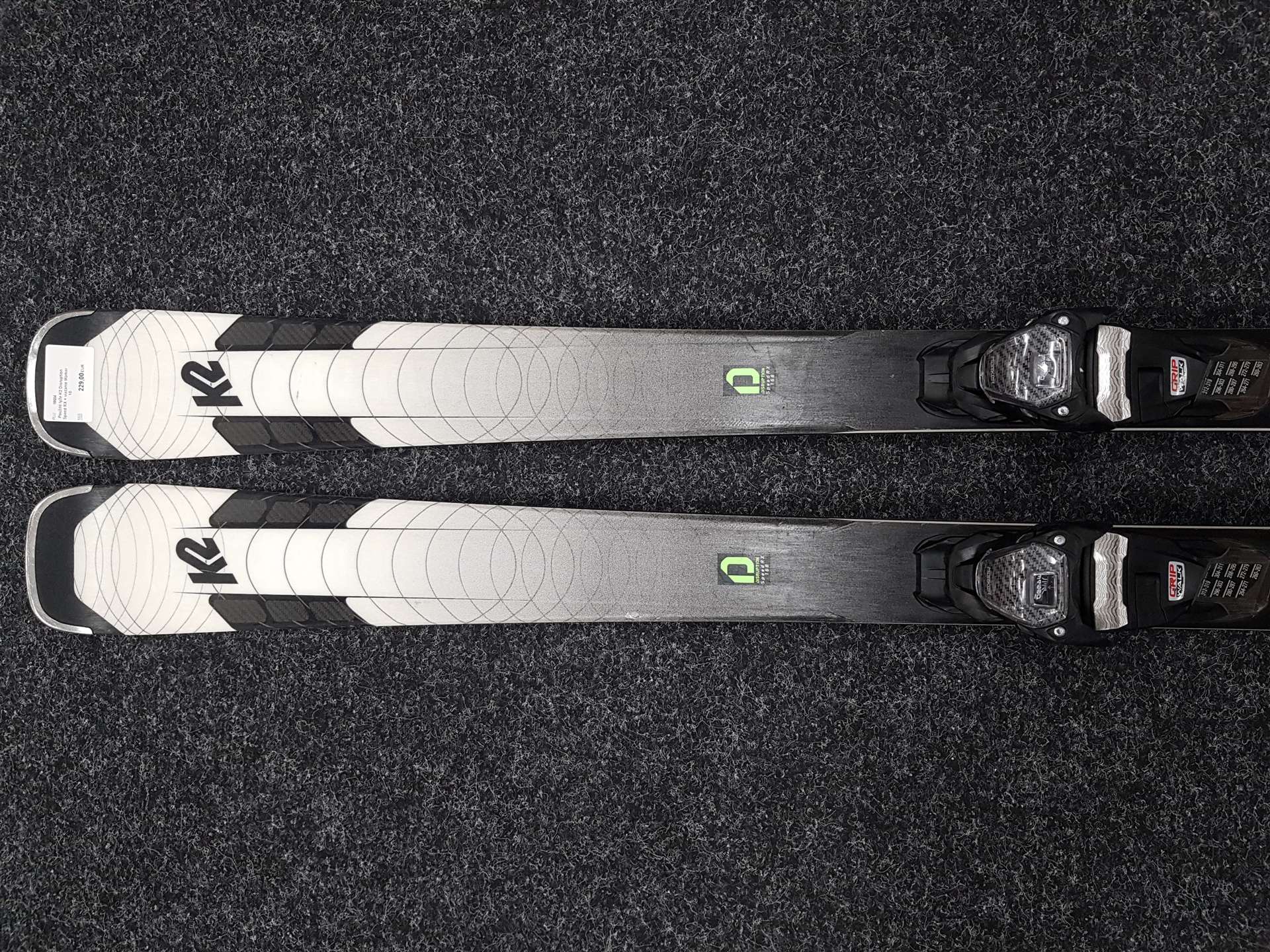 Použité lyže K2 Disruption Speed RX + viazanie Marker 10