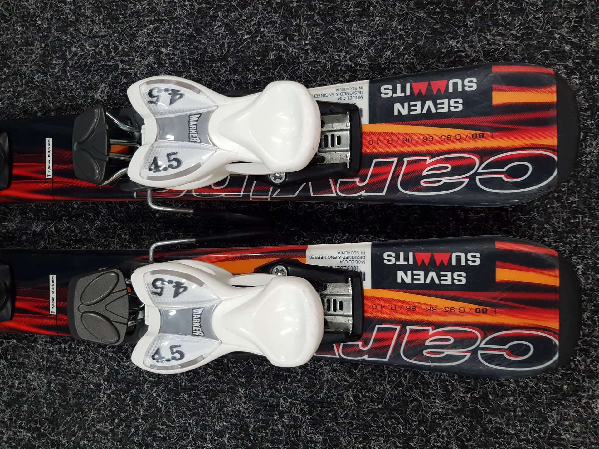 Použité lyže Team Carving
