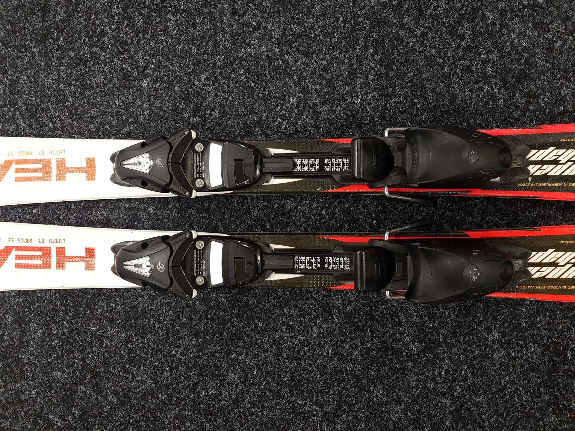 Použité lyže HEAD Super Shape + viazanie Tyrolia  L.R 4.5