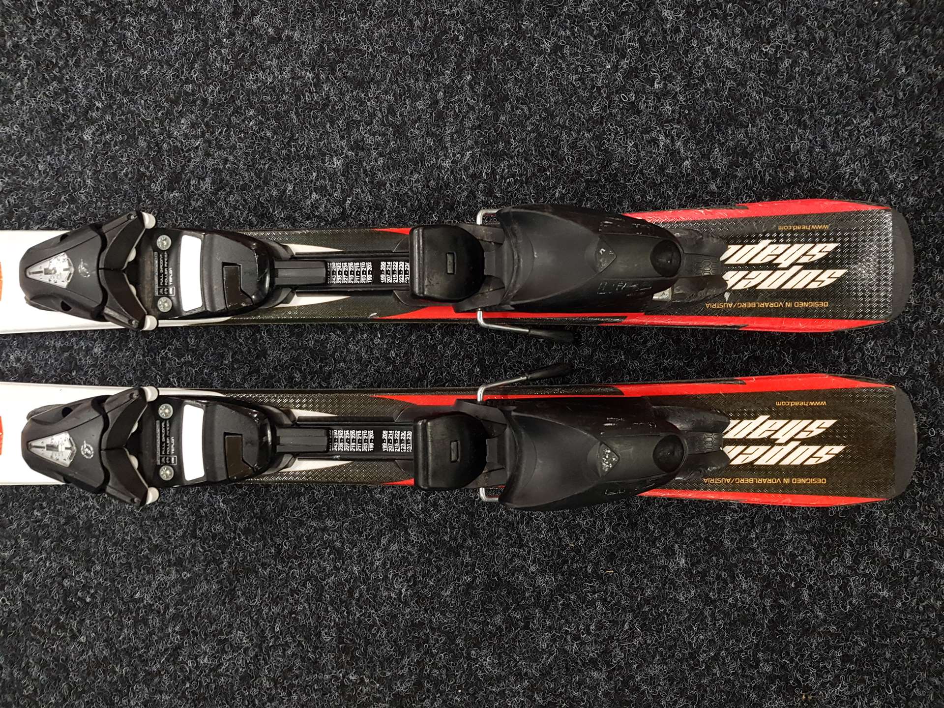 Použité lyže HEAD Super Shape + viazanie Tyrolia  L.R 4.5