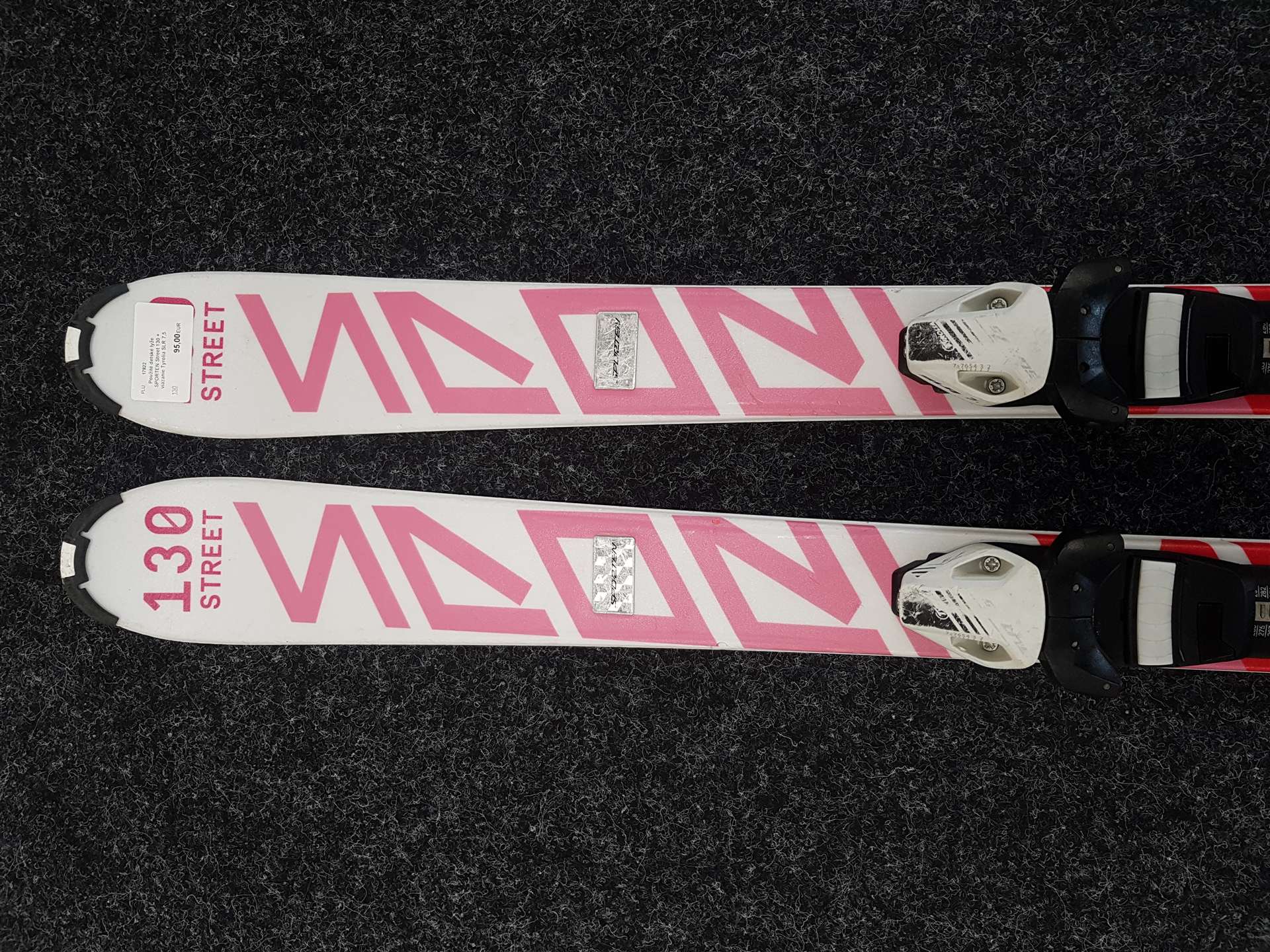 Použité detské lyže SPORTEN Street 130 + viazanie Tyrolia SLR 7,5