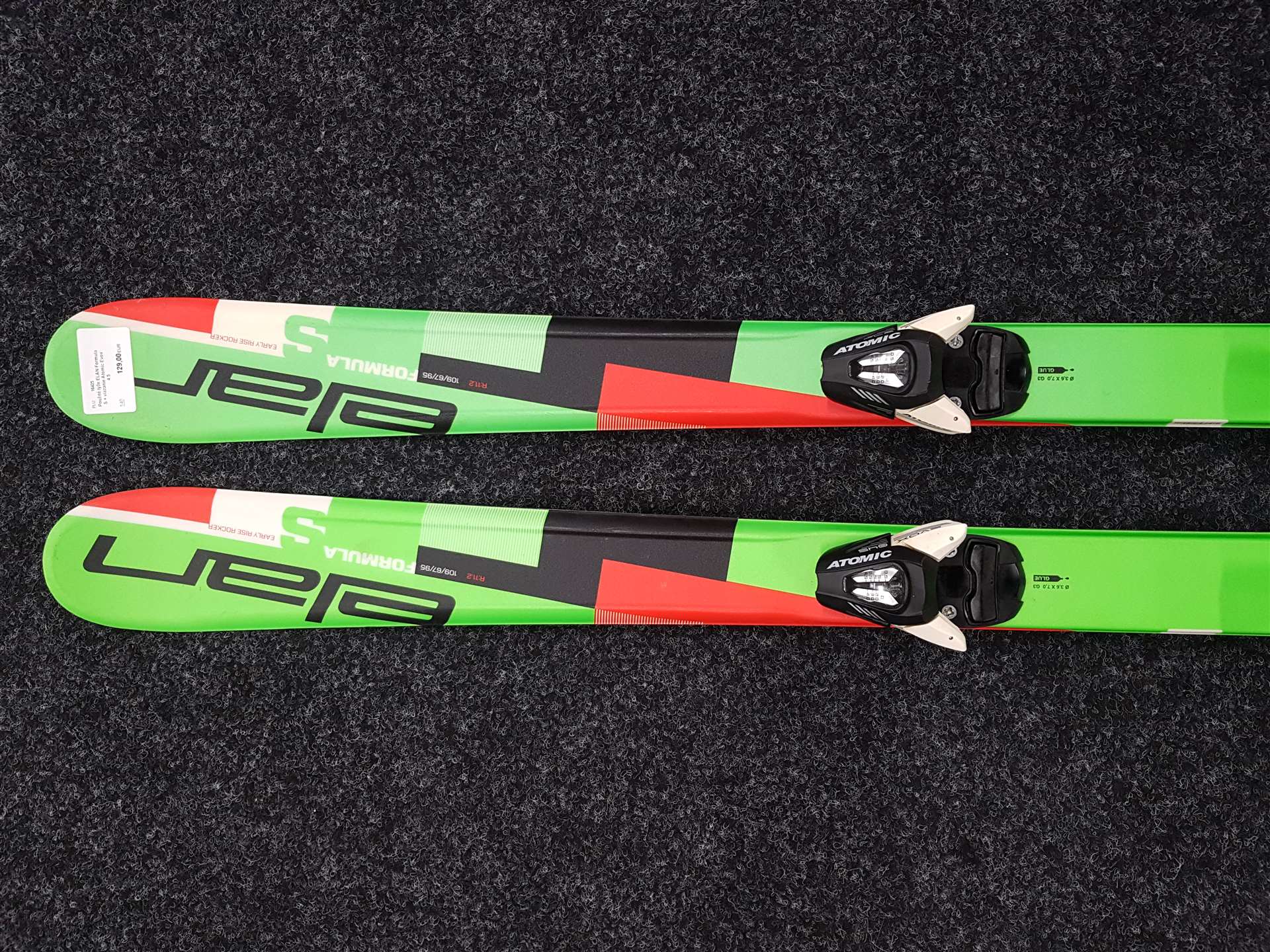 Použité lyže ELAN Formula S + viazanie Atomic Evox 4.5