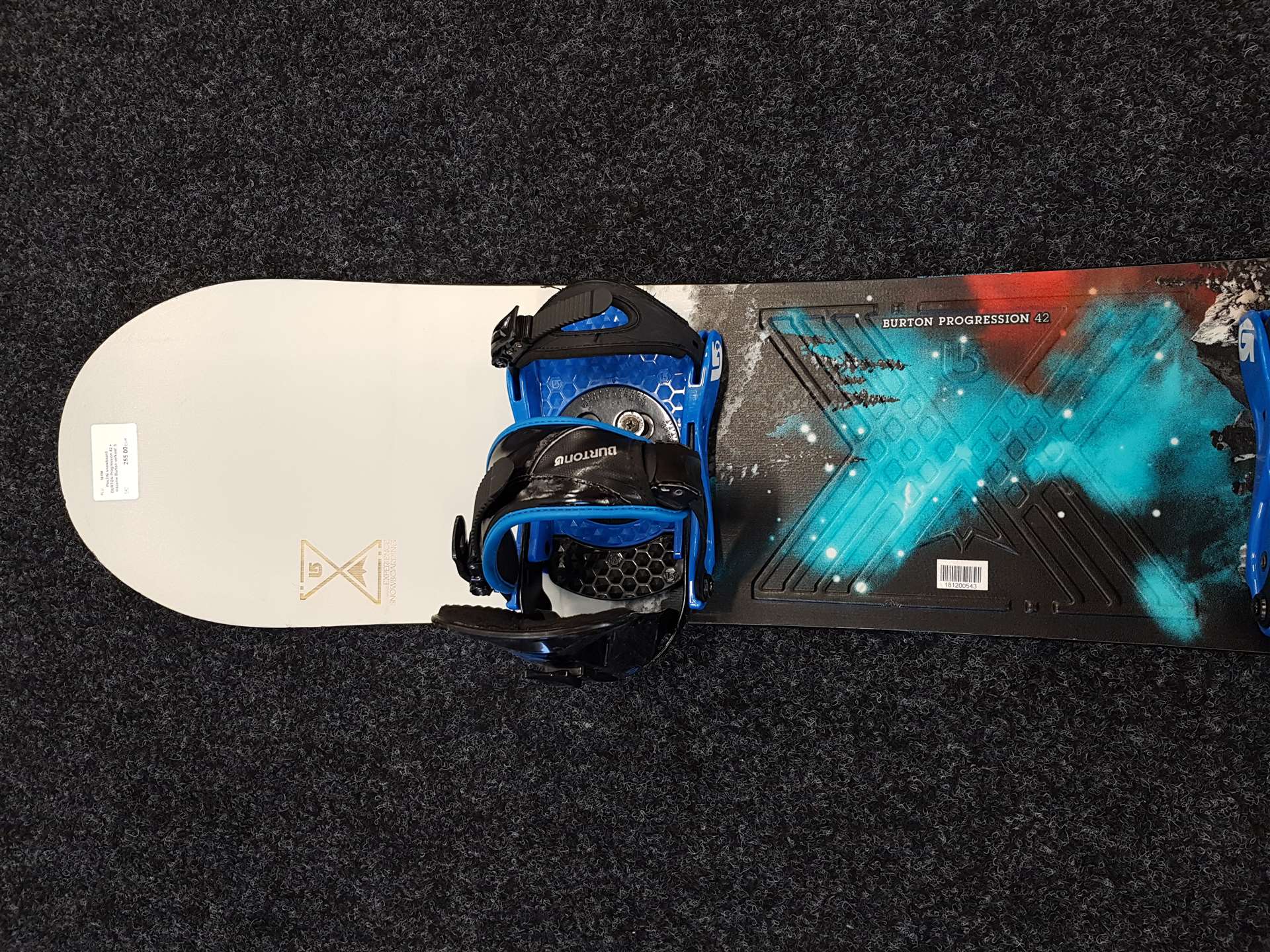 Použitý snowboard BURTON Progression 42 + viazanie Burton veľkosť S