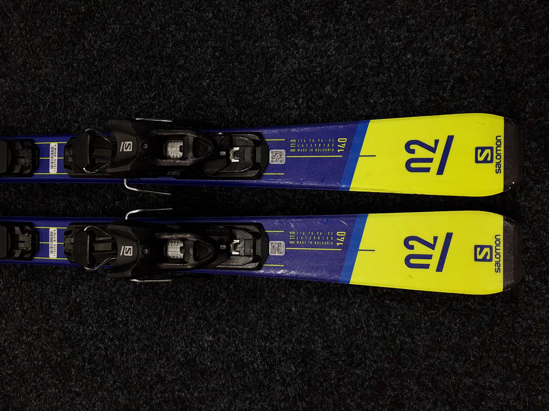 Použité lyže SALOMON Max + viazanie Salomon M10
