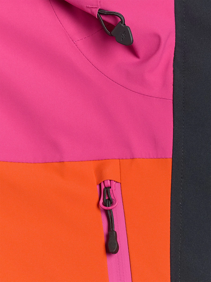 Dámska lyžiarska bunda 4F NeoDry 10 000 mm H₂O/ 8 000 g/m² Ružová