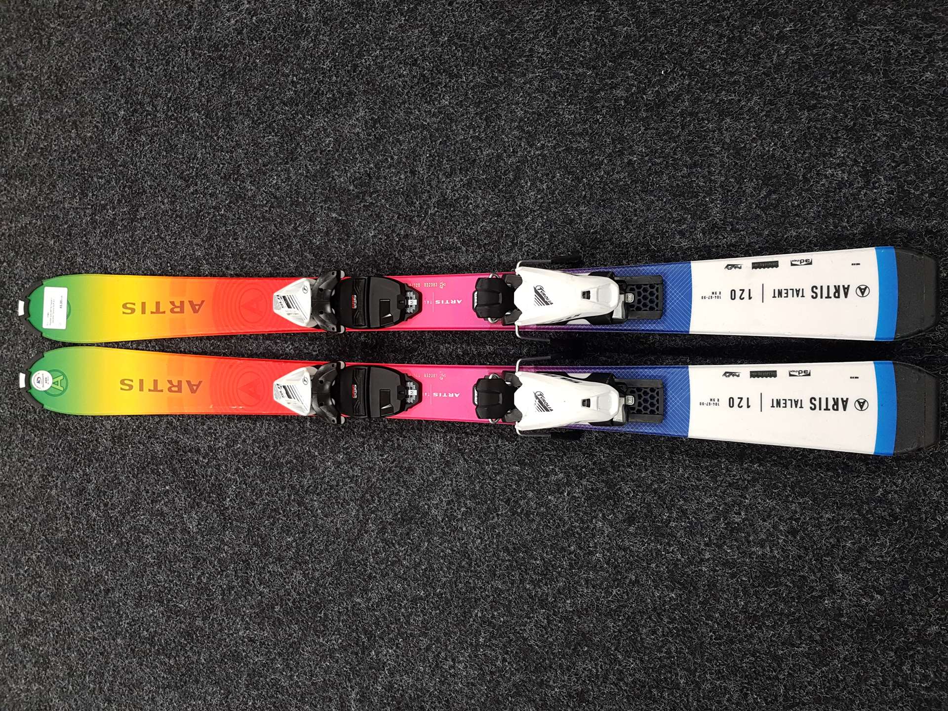 Použité lyže ARTIS Talent + viazanie Tyrolia SLR 4,5