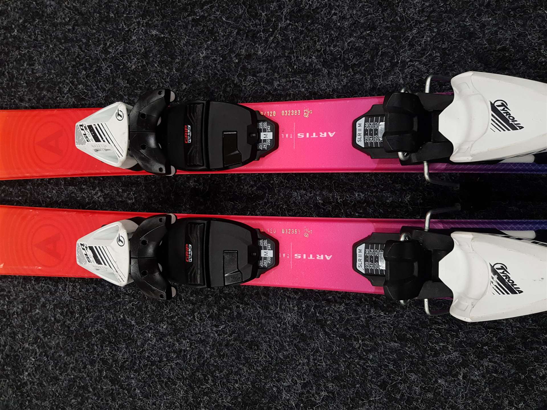 Použité lyže ARTIS Talent + viazanie Tyrolia SLR 4,5