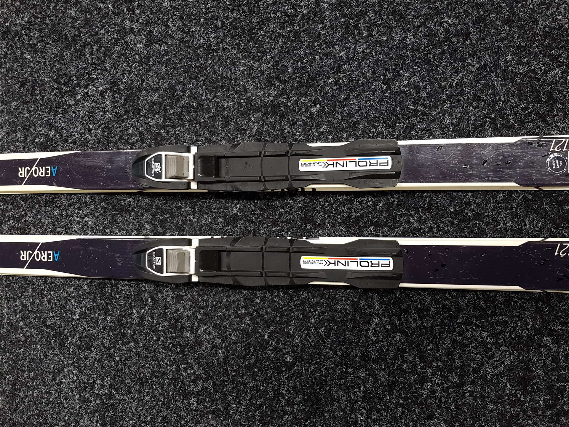 Použité bežecké lyže Salomon Aero JR Skin + NNN viazanie Salomon