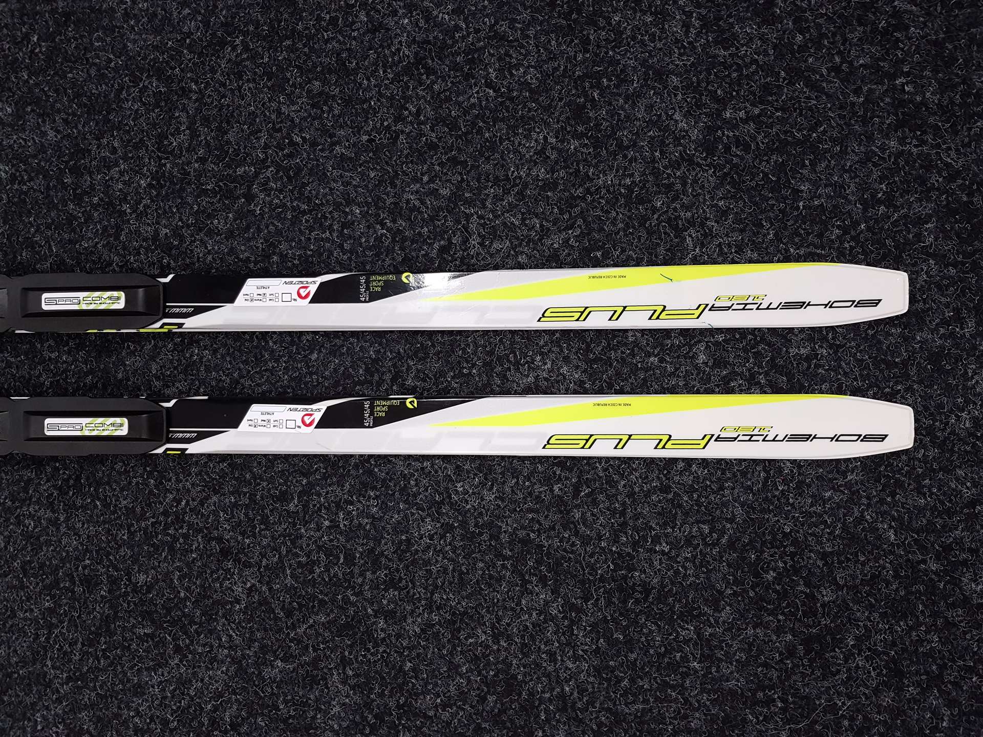 Použité bežecké lyže SPORTEN Bohemia Plus + viazanie NNN Spine S