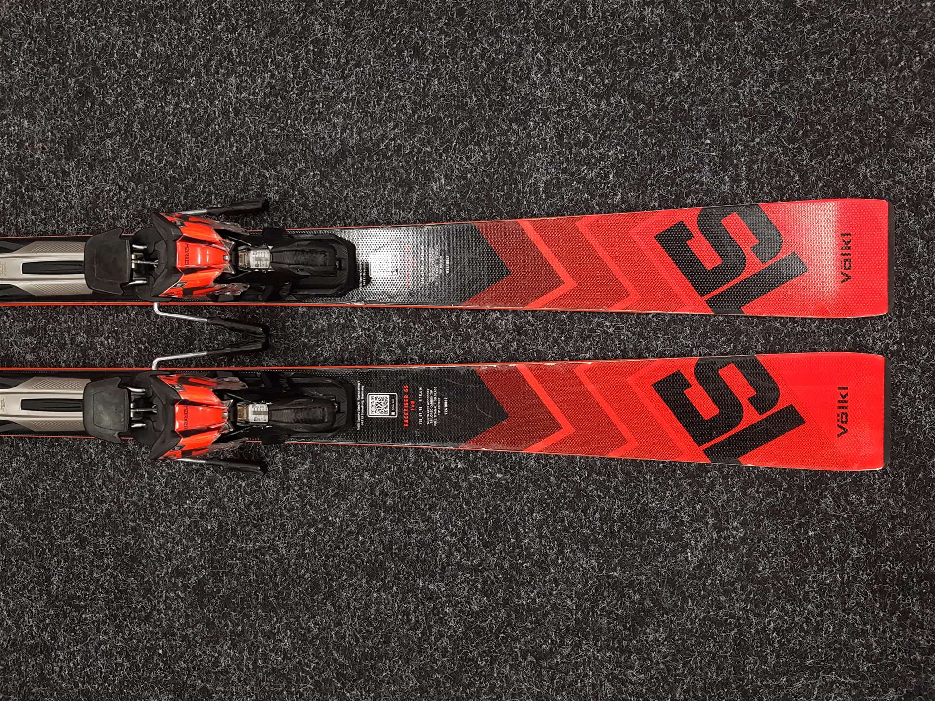 Použité lyže VOLKL Racetiger GS + viazanie Marker R Motion 12