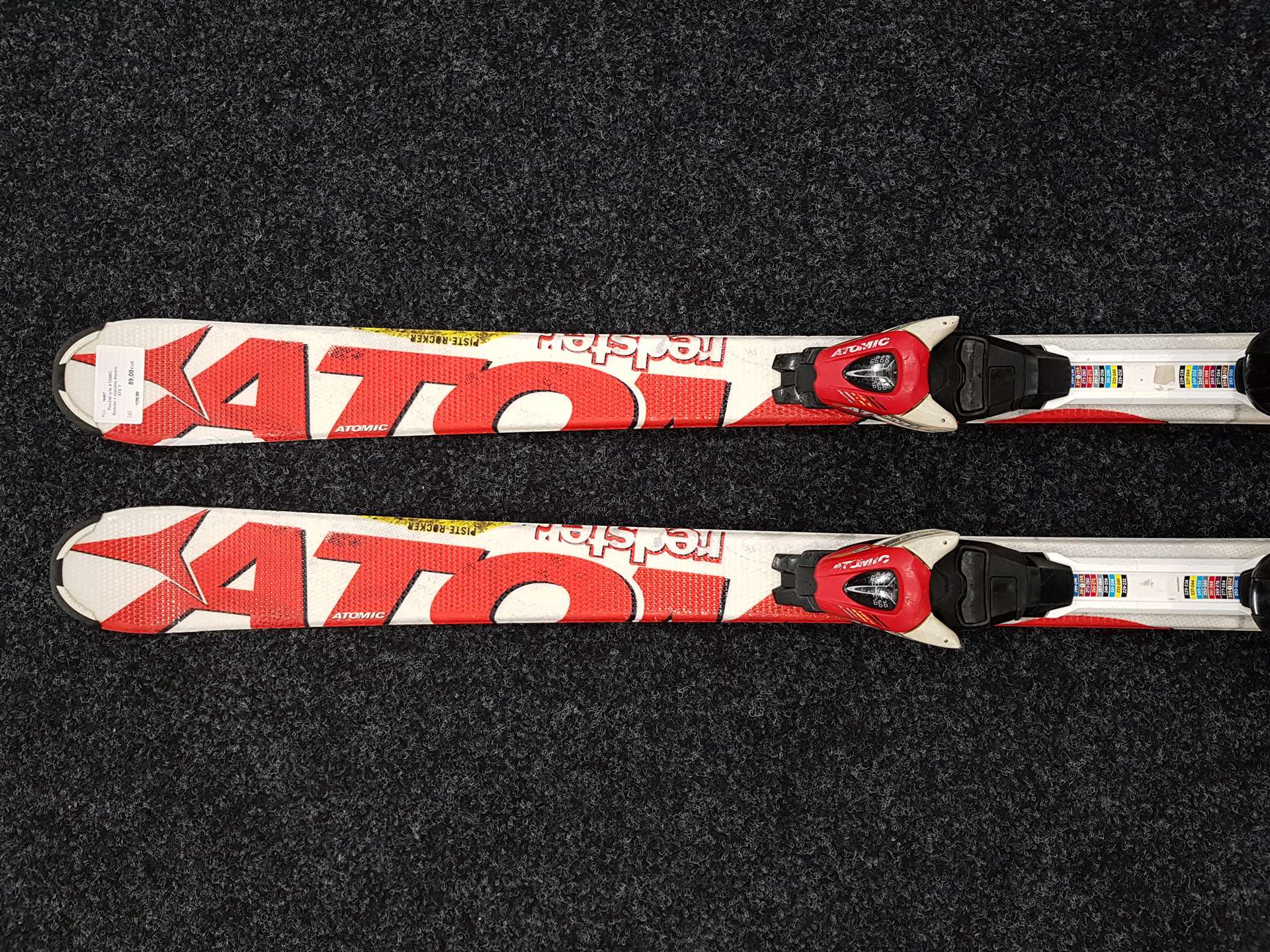 Použité lyže ATOMIC Redster + viazanie Atomic XTE 7