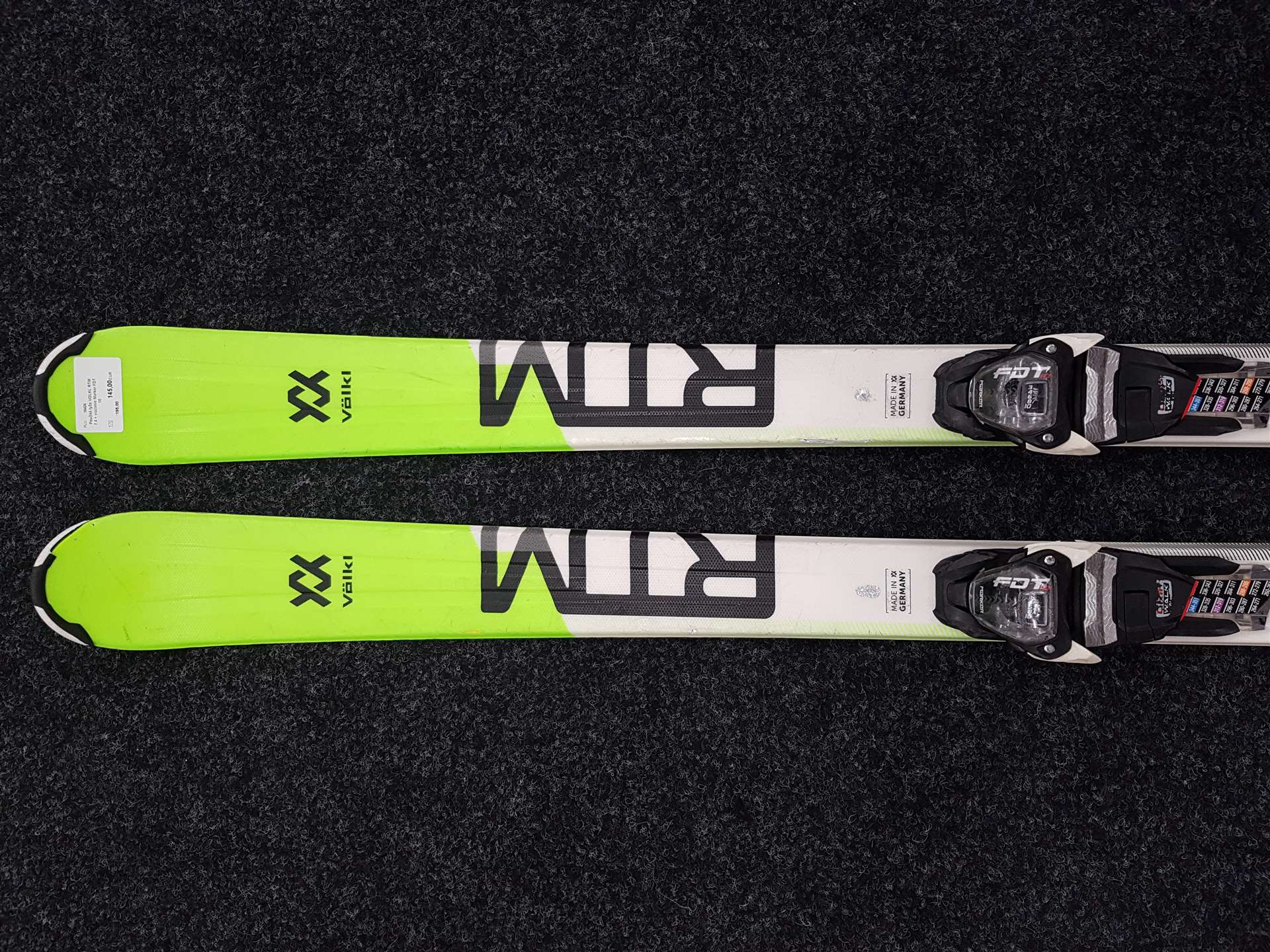 Použité lyže VOLKL RTM 7.4 + viazanie Marker FDT 10