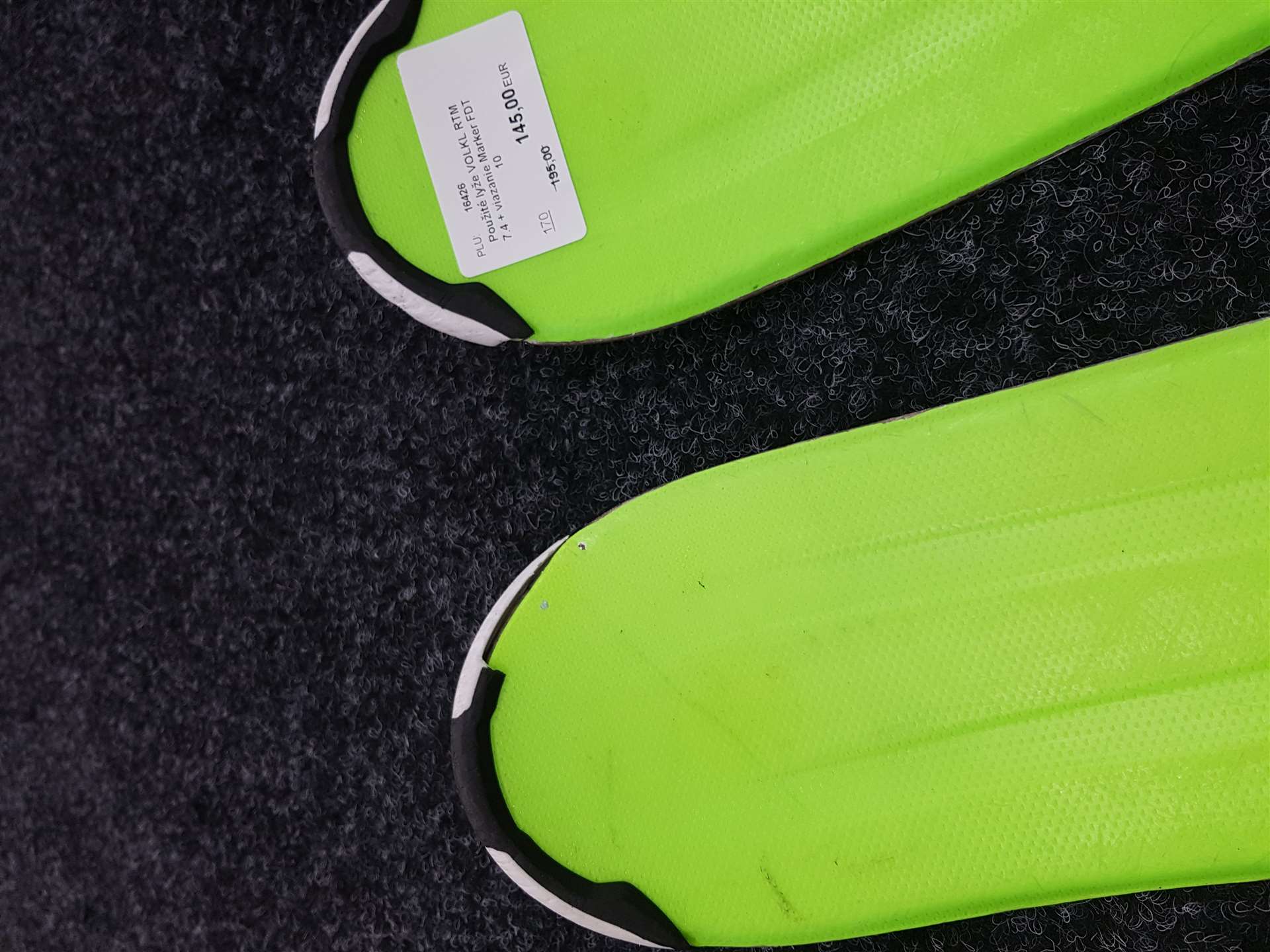 Použité lyže VOLKL RTM 7.4 + viazanie Marker FDT 10
