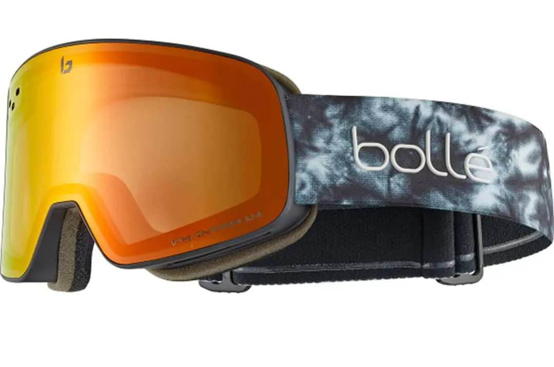 fotochromatické prémiové okuliare Bollé NEVADA Black Tie Dye matte - Phantom Fire Red cat 1-3