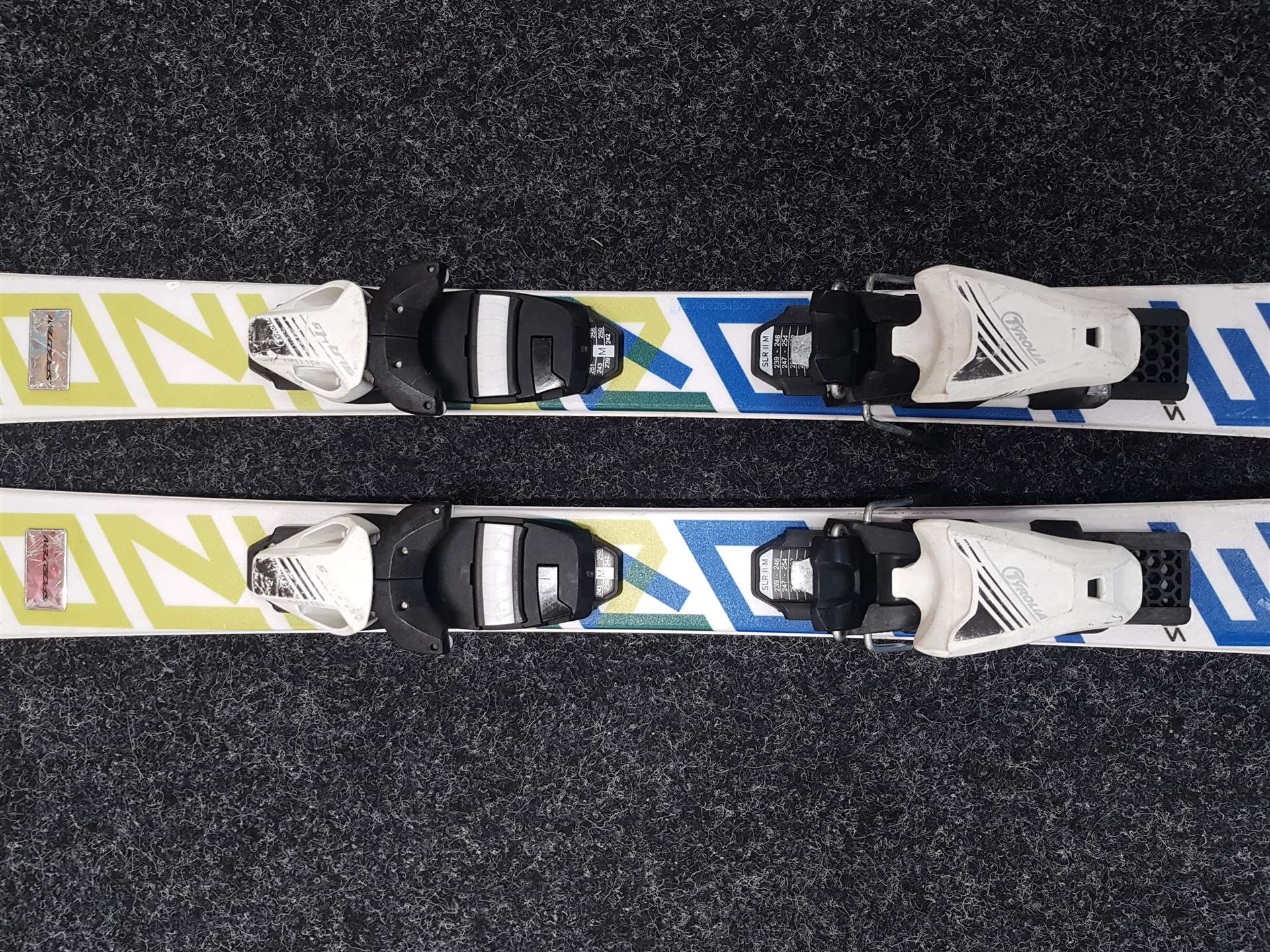 Použité detské lyže SPORTEN Street + viazanie Tyrolia SLR 4.5