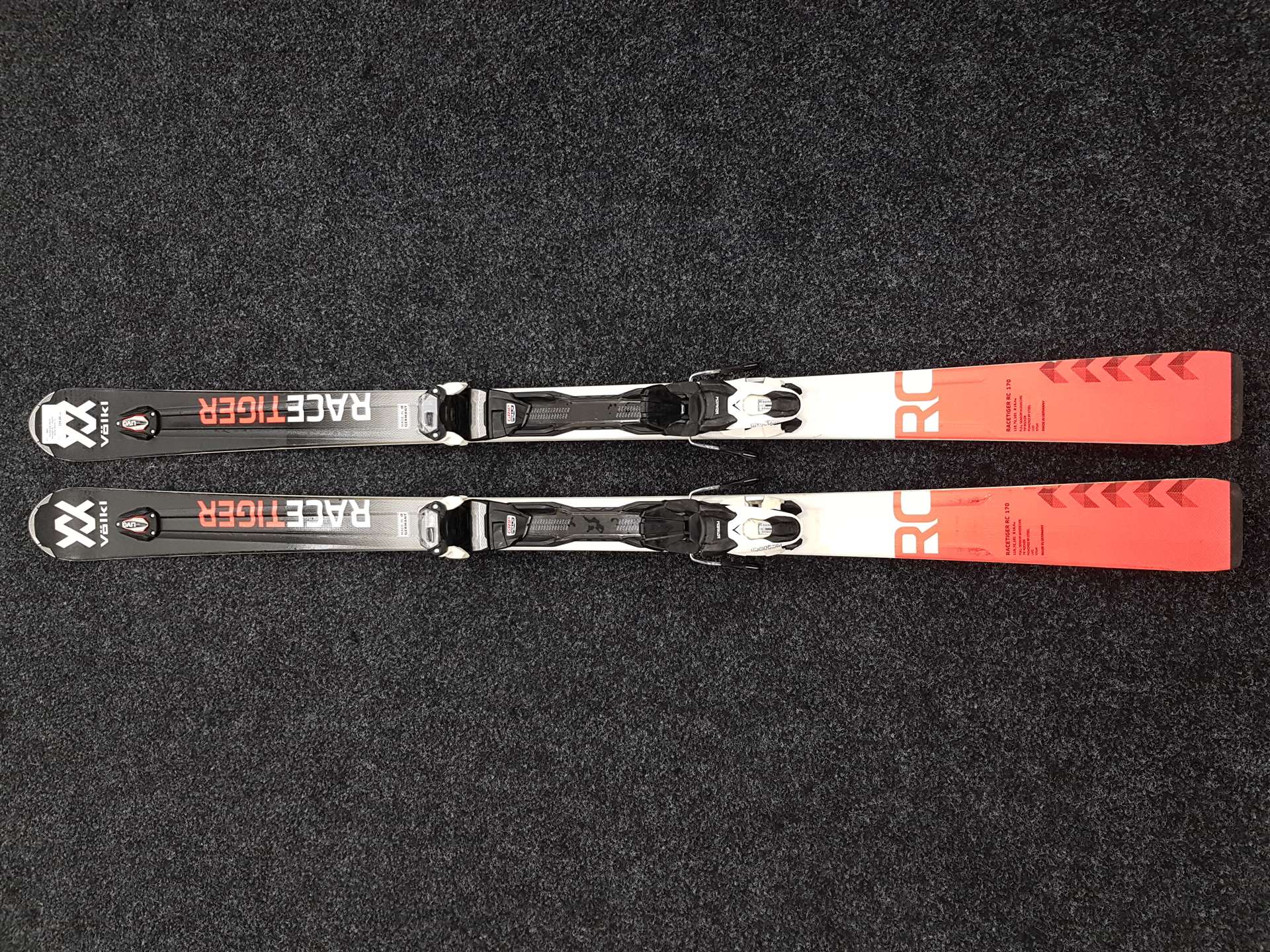 Použité lyže VOLKL Racetiger RC + viazanie Marker Motion 10