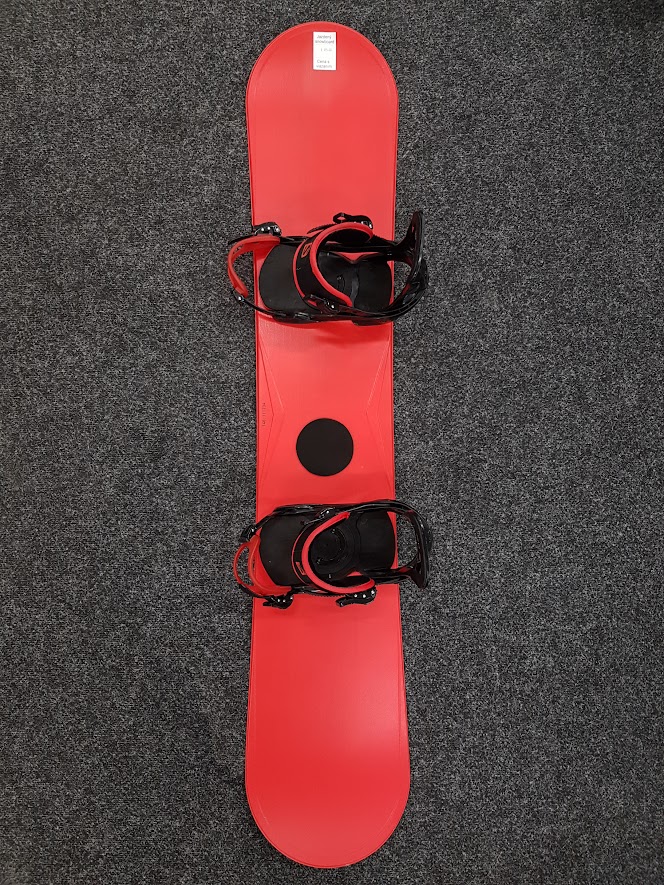 Bazárový snowboard Nidus + viazanie Salomon veľkosť M