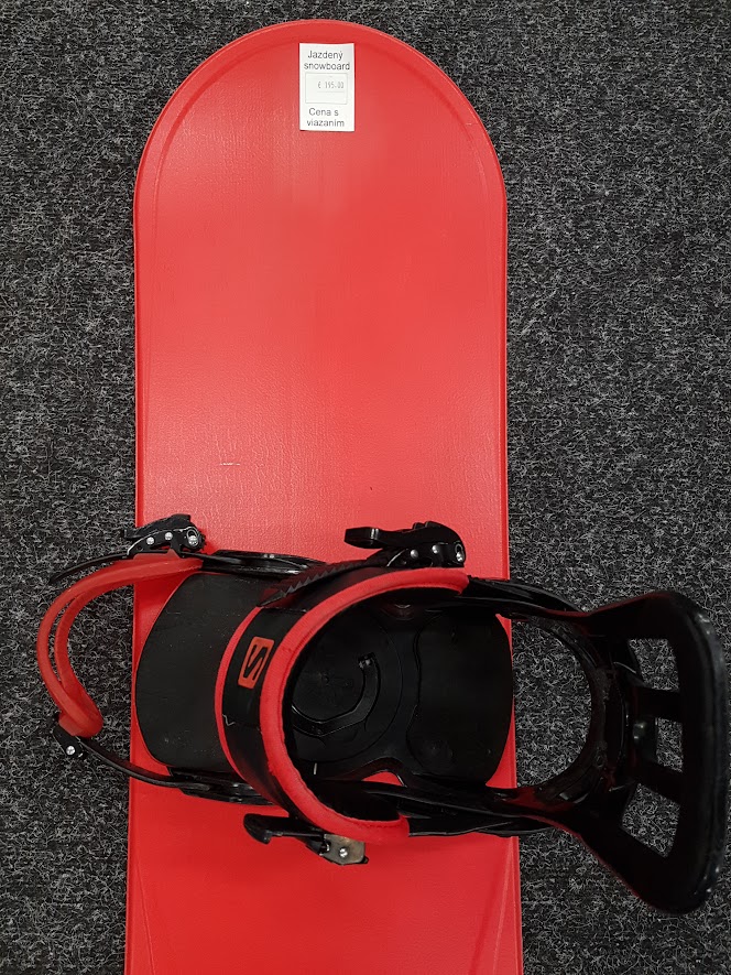 Bazárový snowboard Nidus + viazanie Salomon veľkosť M