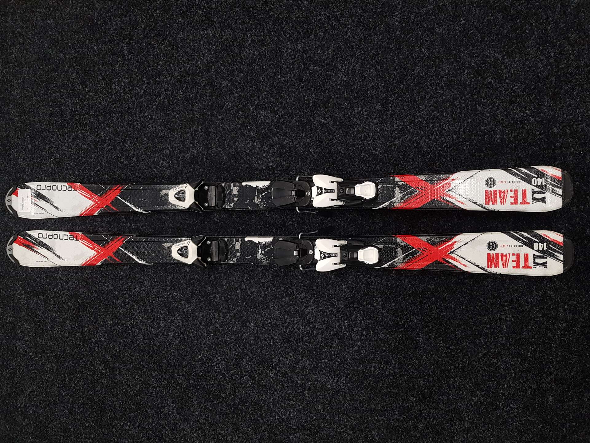 Použité lyže TECNOPRO XT Team + viazanie Tecnopro7,5