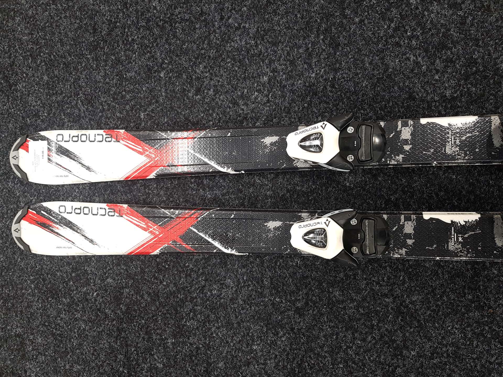 Použité lyže TECNOPRO XT Team + viazanie Tecnopro7,5