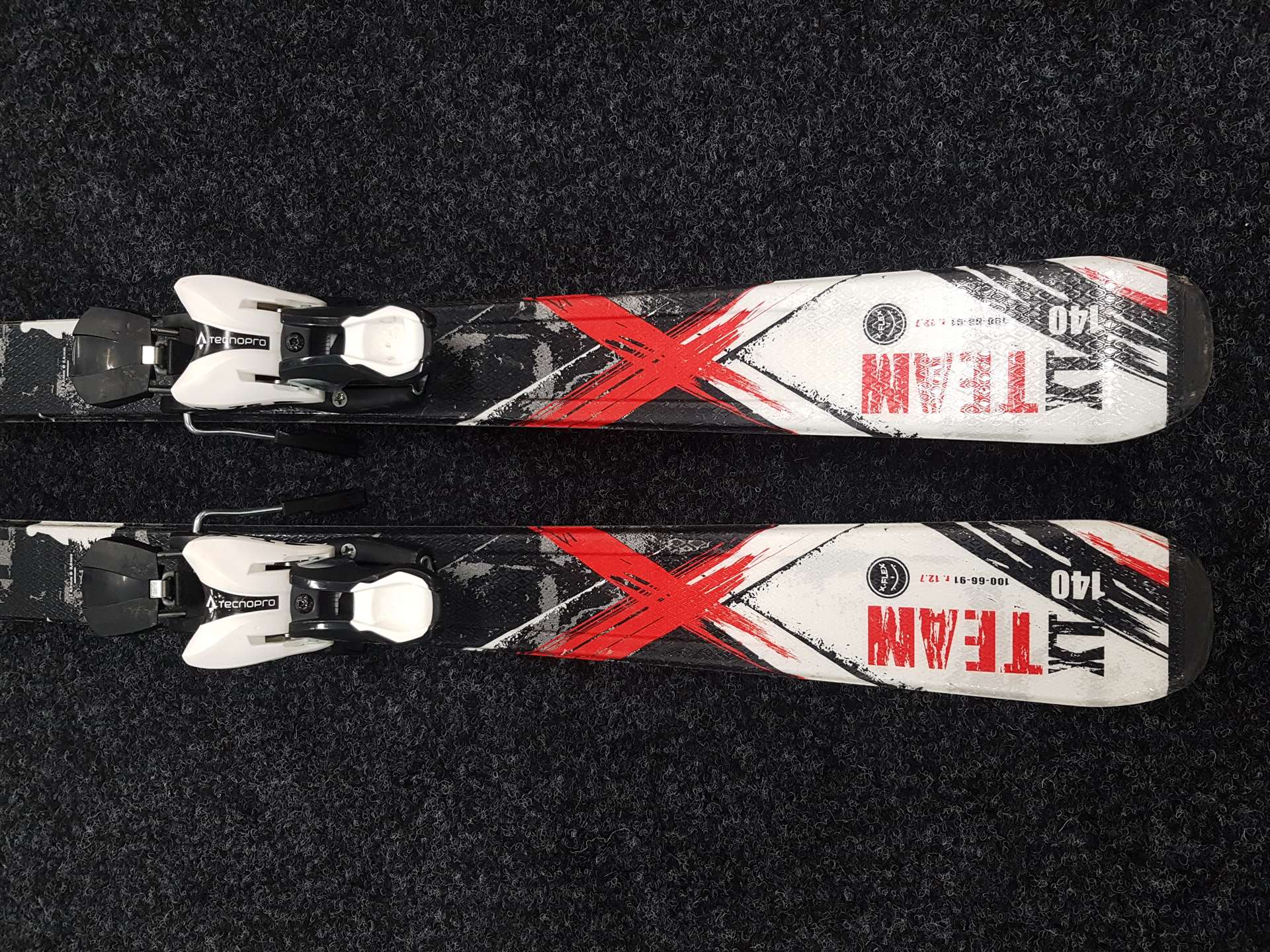 Použité lyže TECNOPRO XT Team + viazanie Tecnopro7,5