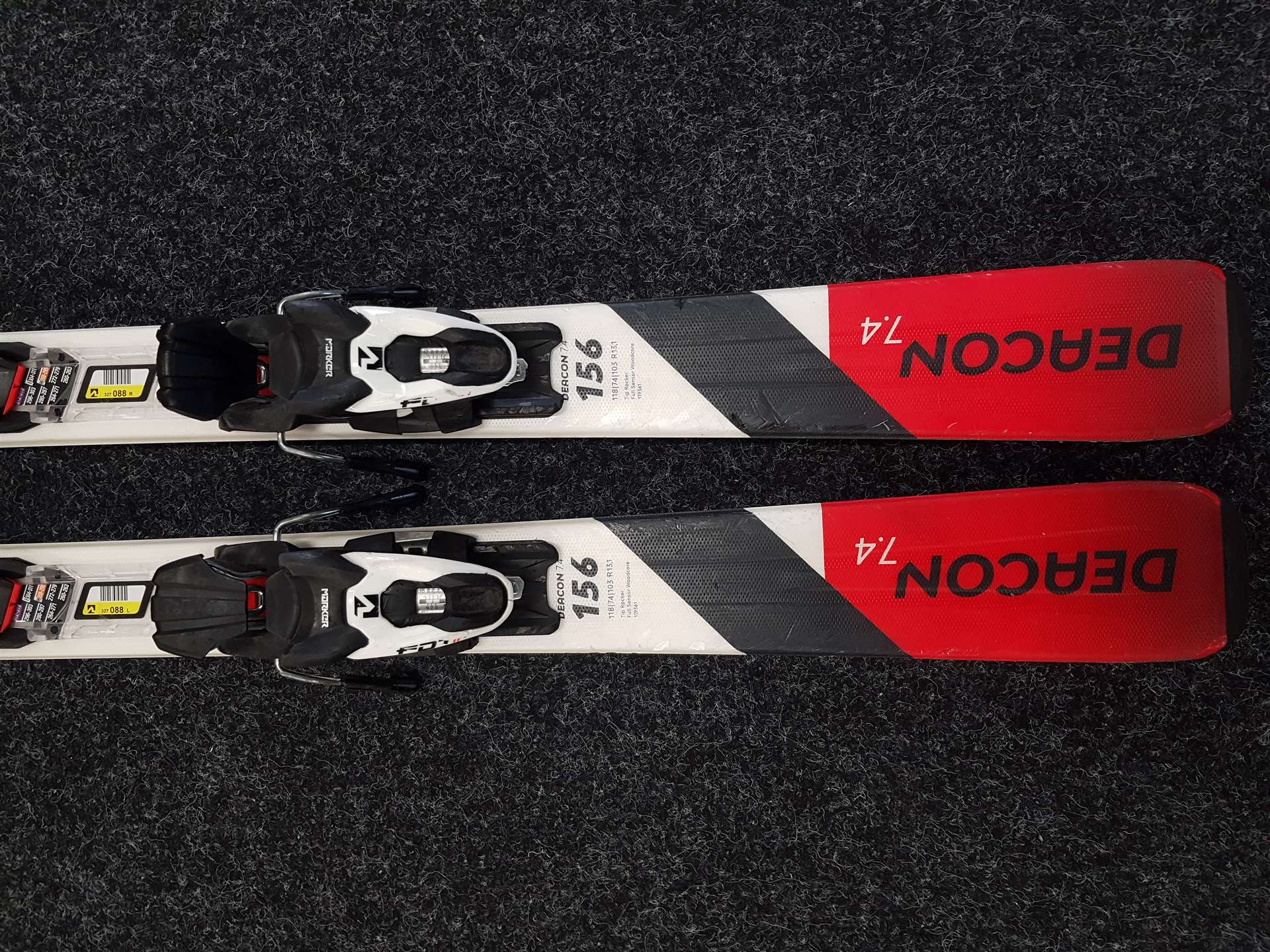 Použité lyže VOLKL DEACON 7.4 + viazanie Marker FDT 10