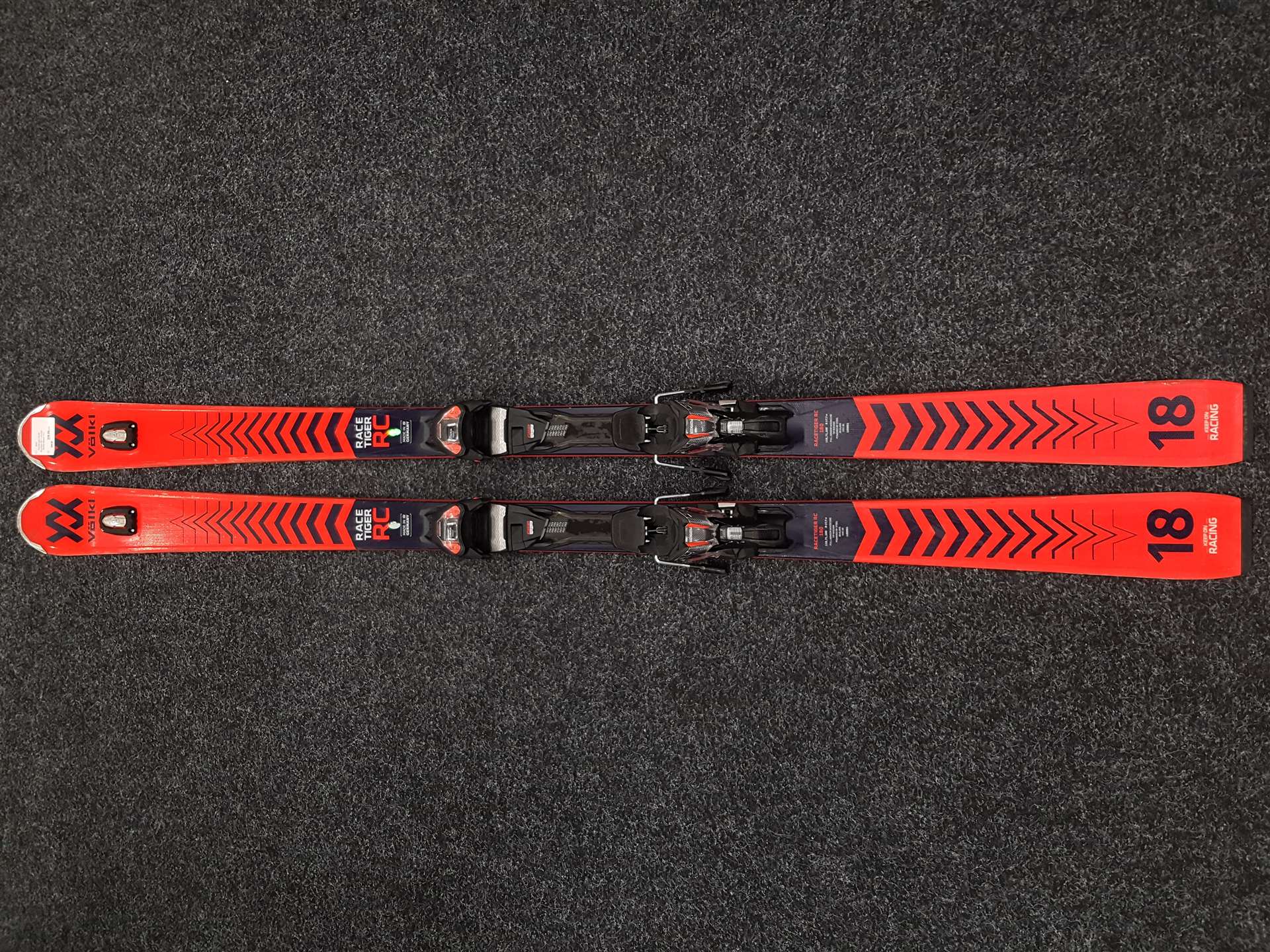 Použité lyže VOLKL Racetiger RC 18 + viazanie Marker Motion 12.0