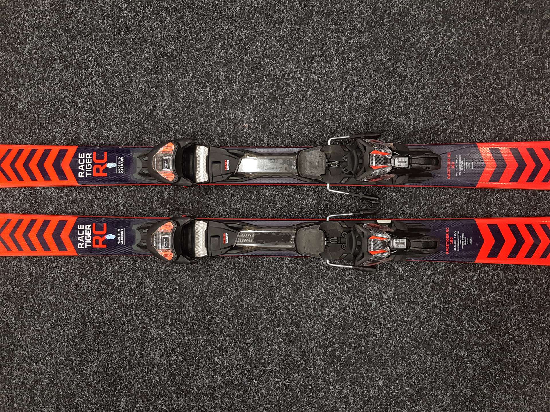 Použité lyže VOLKL Racetiger RC 18 + viazanie Marker Motion 12.0