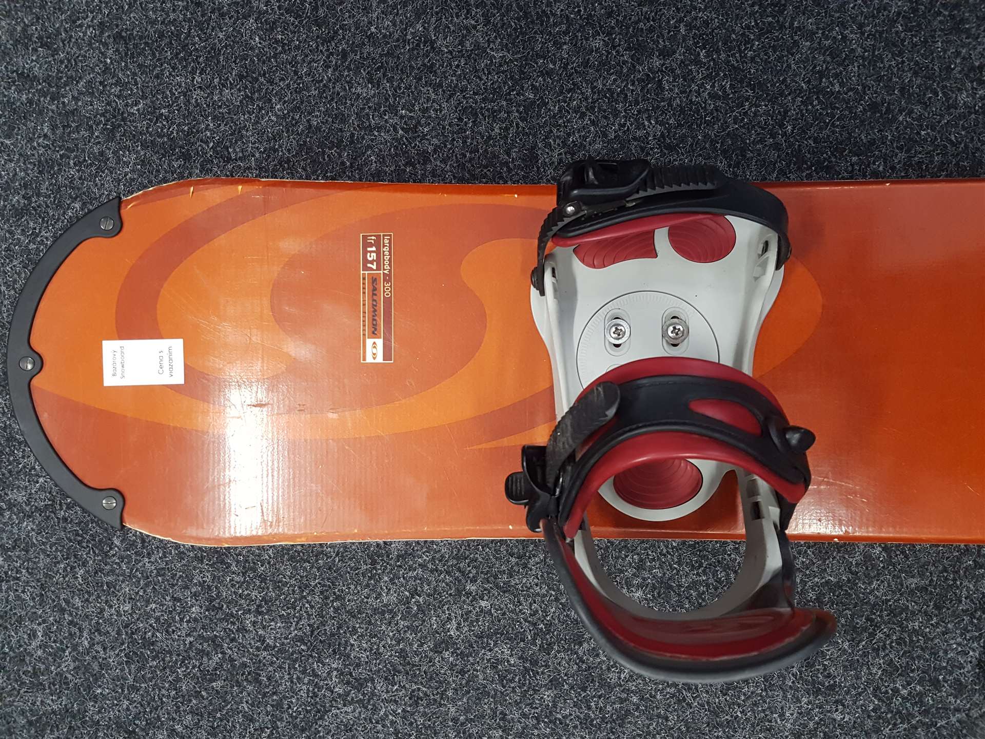 Gebrauchtes Salomon Snowboard + Salomon Bindungen Größe L