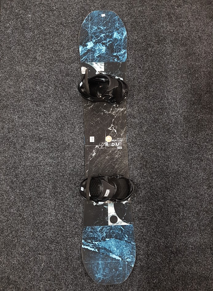 Použitý snowboard Burton Radius + viazanie Burton veľkost S