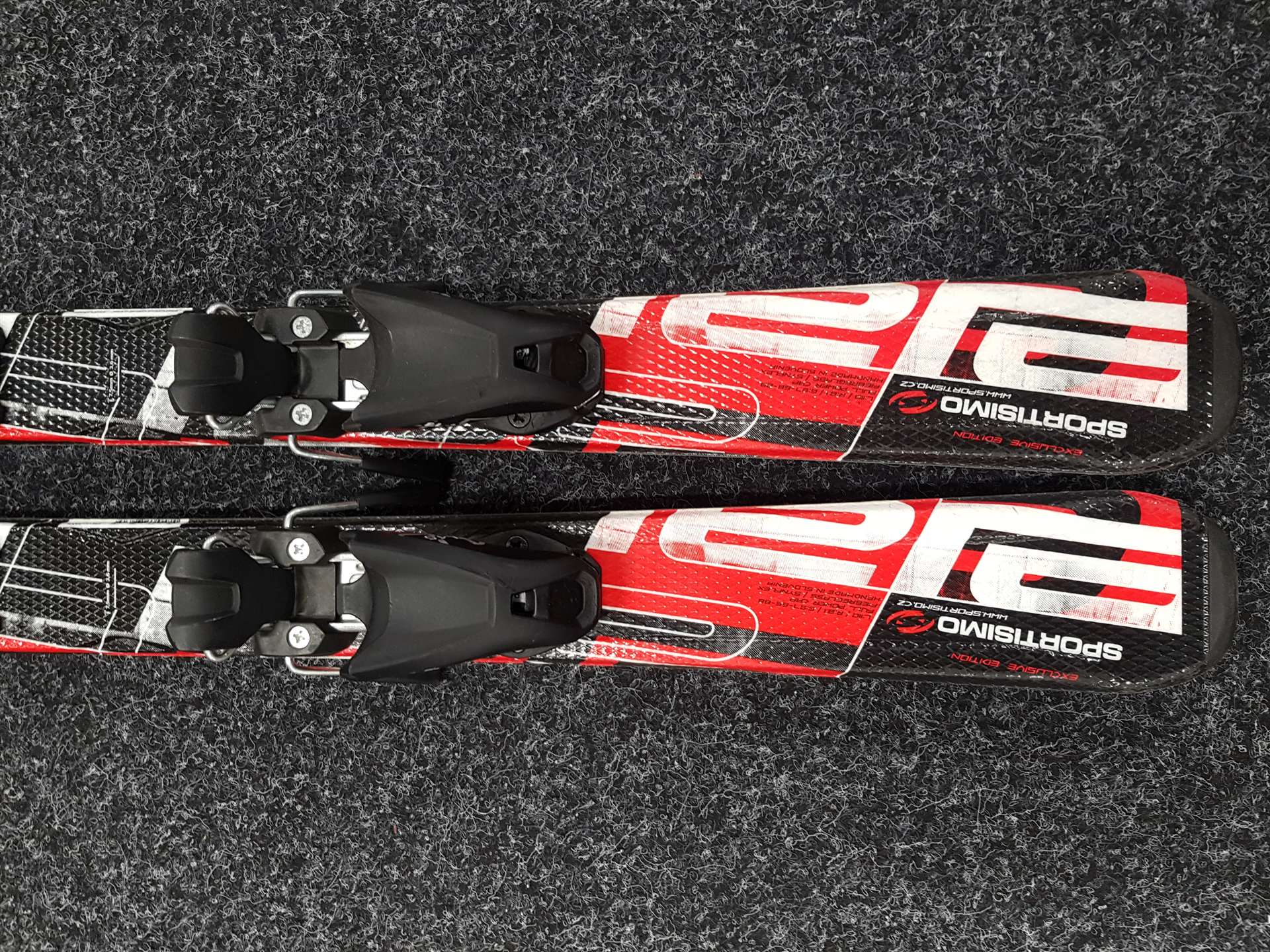 Použité detské lyže ELAN Race Pro Sport + viazanie Elan EL 4.5