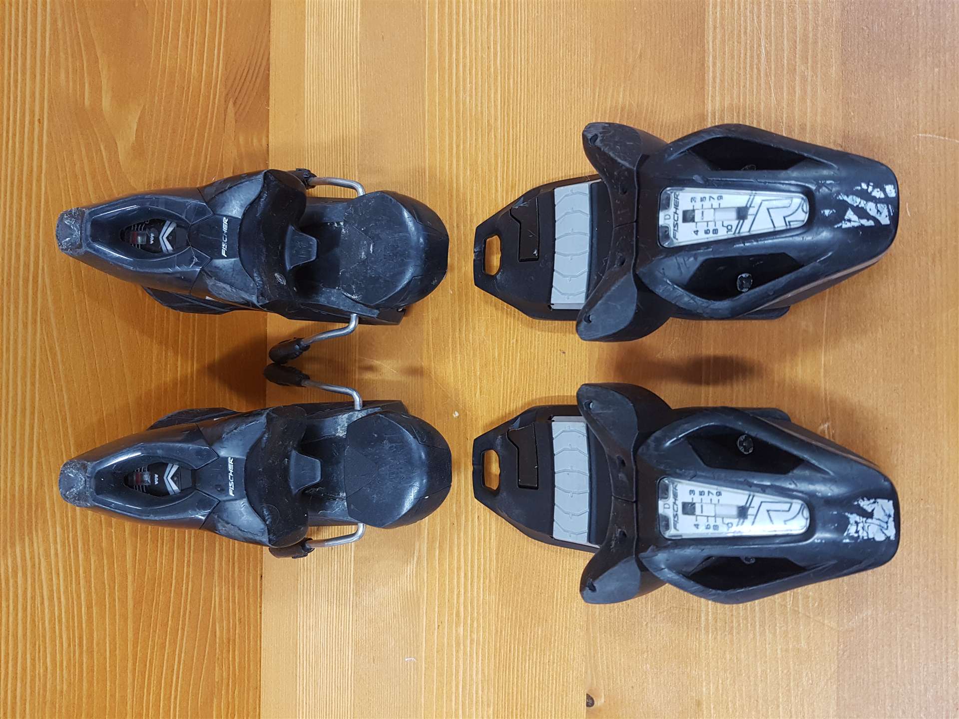 Použité viazanie Fischer RS 10 (10 DIN)