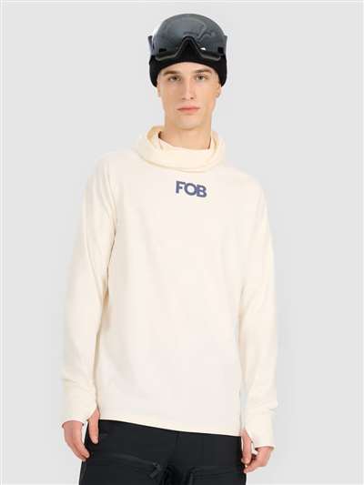 Pánsky funkčný nátelník 4F FOB BRUSHED UNDERWEAR M089 OFF WHITE