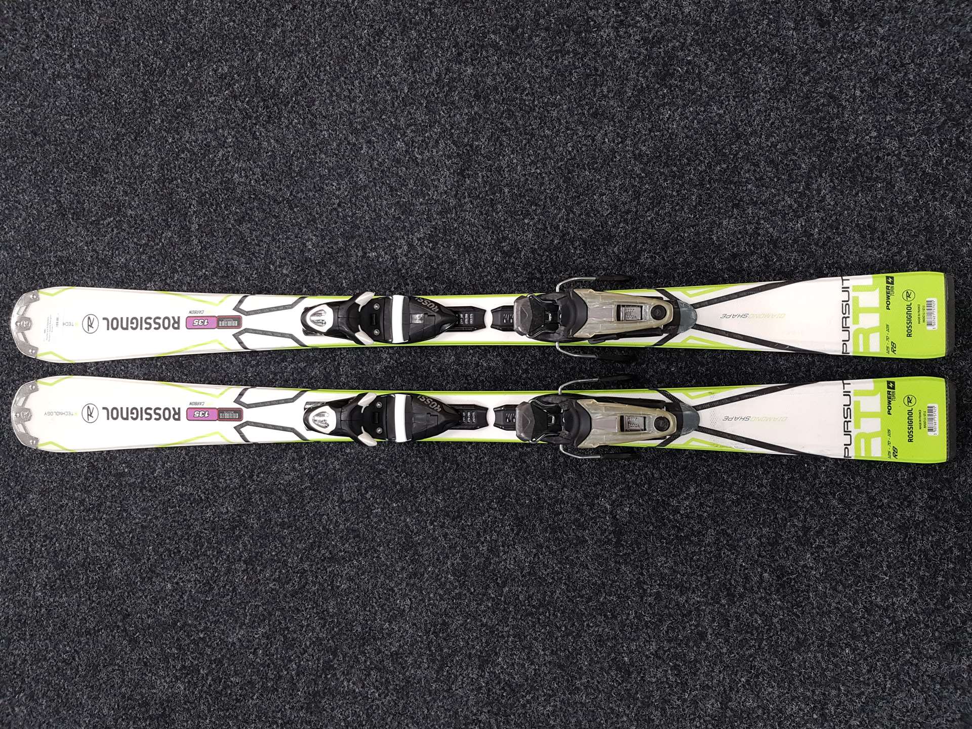 Použité lyže ROSSIGNOL  Pursuit + viazanie Rossignol Axium 11