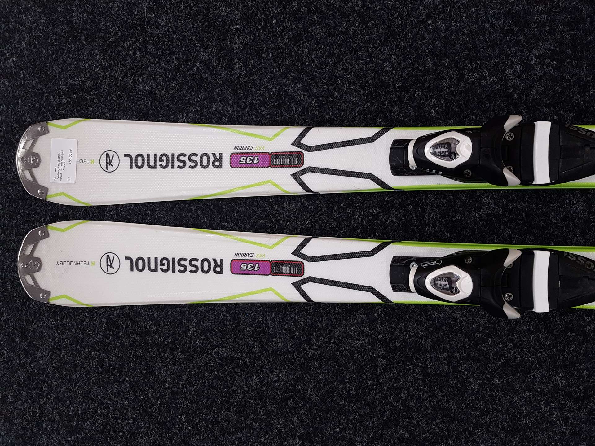 Použité lyže ROSSIGNOL  Pursuit + viazanie Rossignol Axium 11