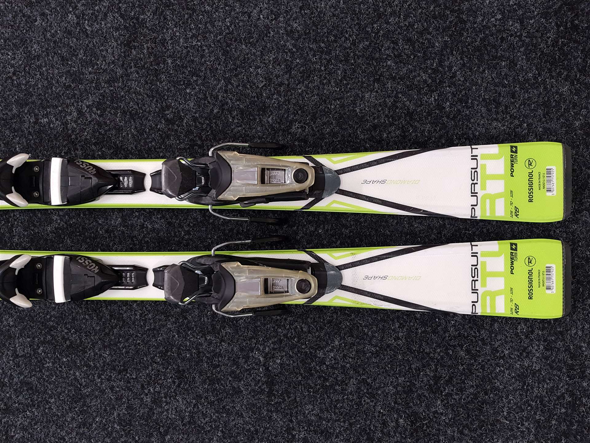 Použité lyže ROSSIGNOL  Pursuit + viazanie Rossignol Axium 11