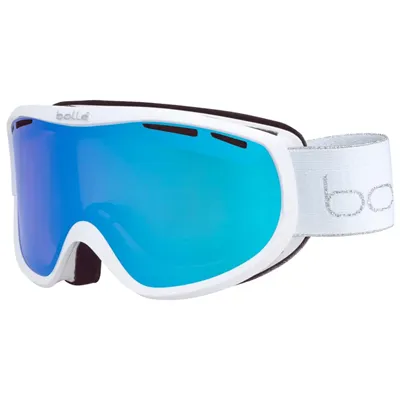 Lyžiarske okuliare Bollé SIERRA White & Silver Shiny - Azure Cat 2