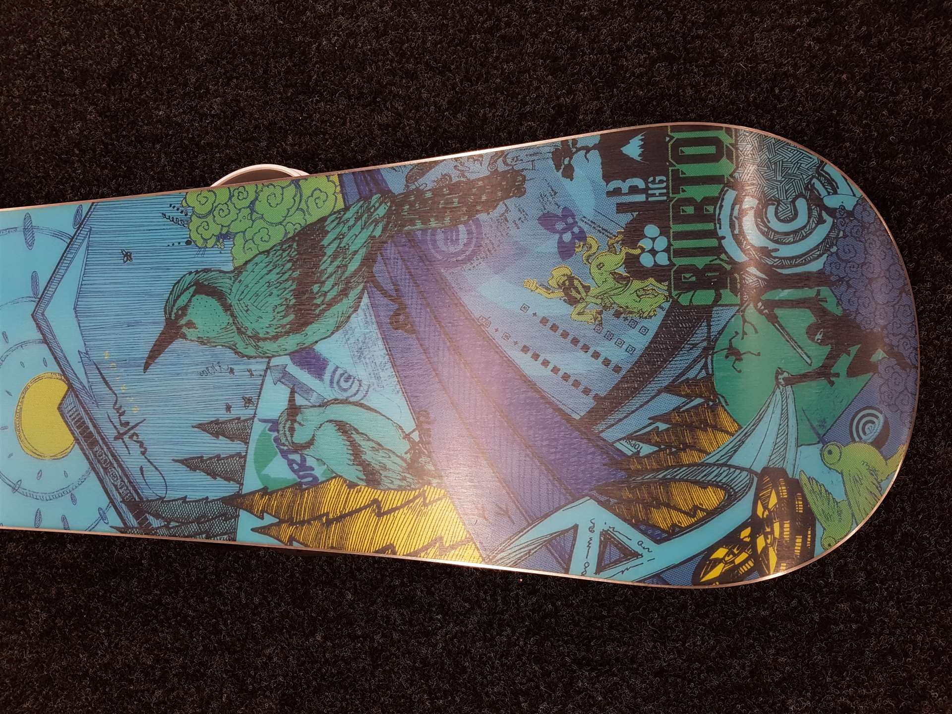 Použitý snowboard Burton Custom 51 + viazanie Burton mission veľkosť M