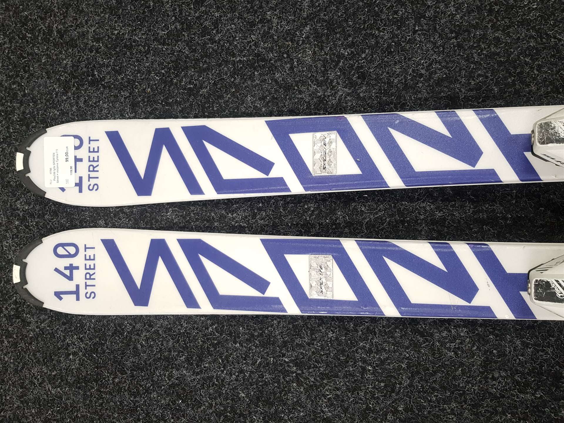 Použité lyže SPORTEN Street + viazanie Tyrolia 7.5