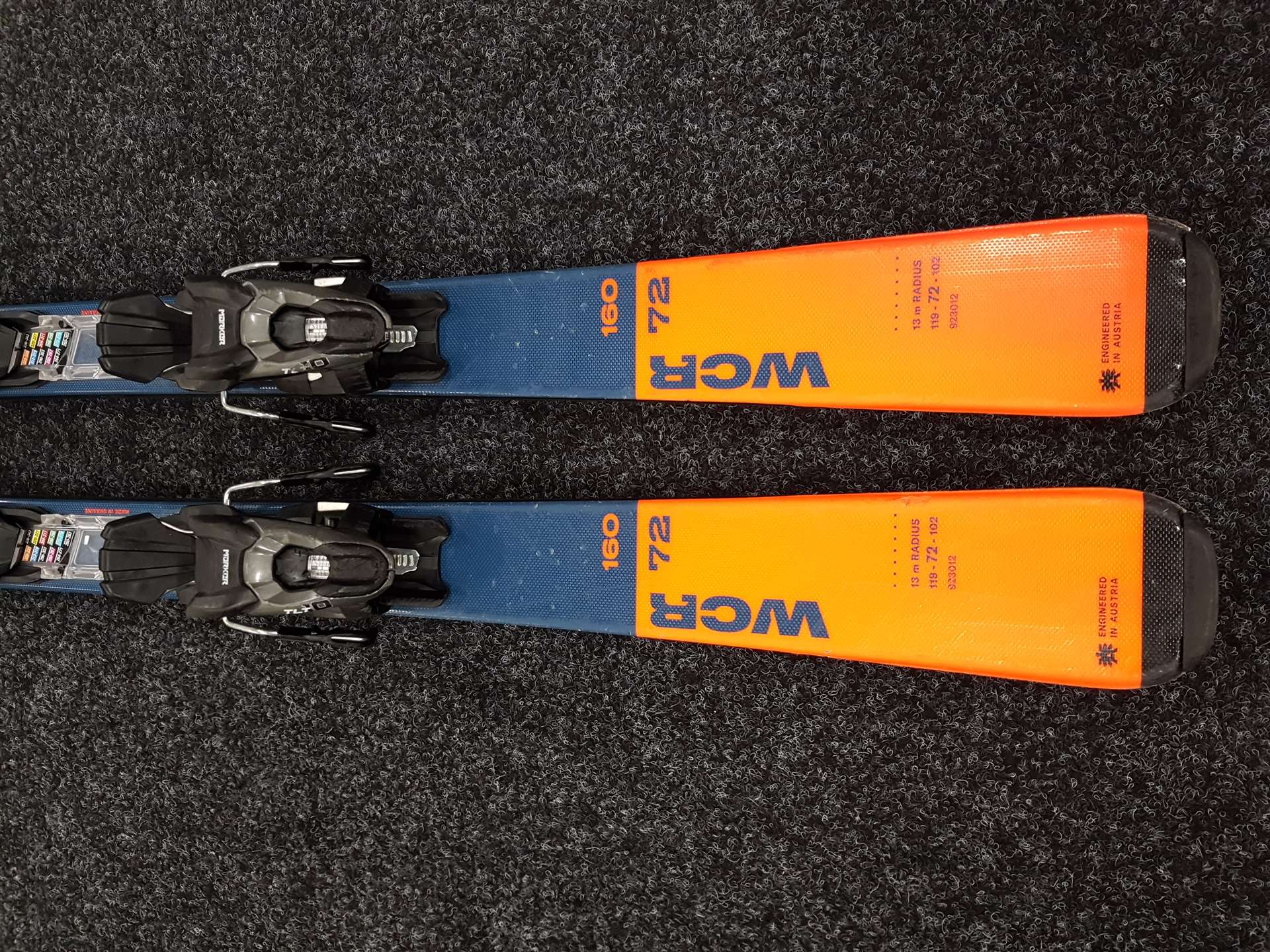 Použité lyže BLIZZARD WCR 72 +  viazanie Marker 10 TLT