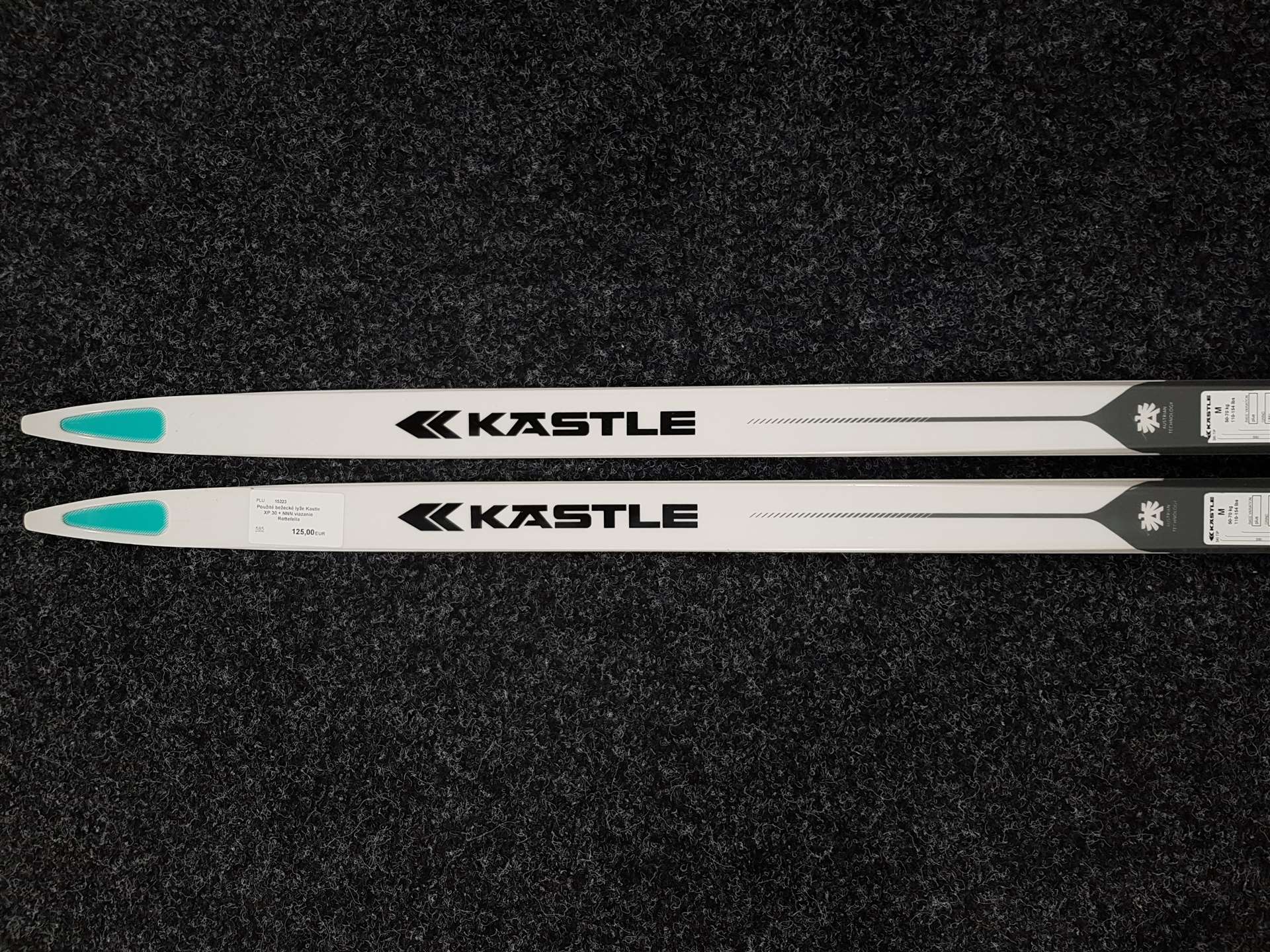 Použité bežecké lyže Kastle XP 30 + NNN viazanie Rottefella