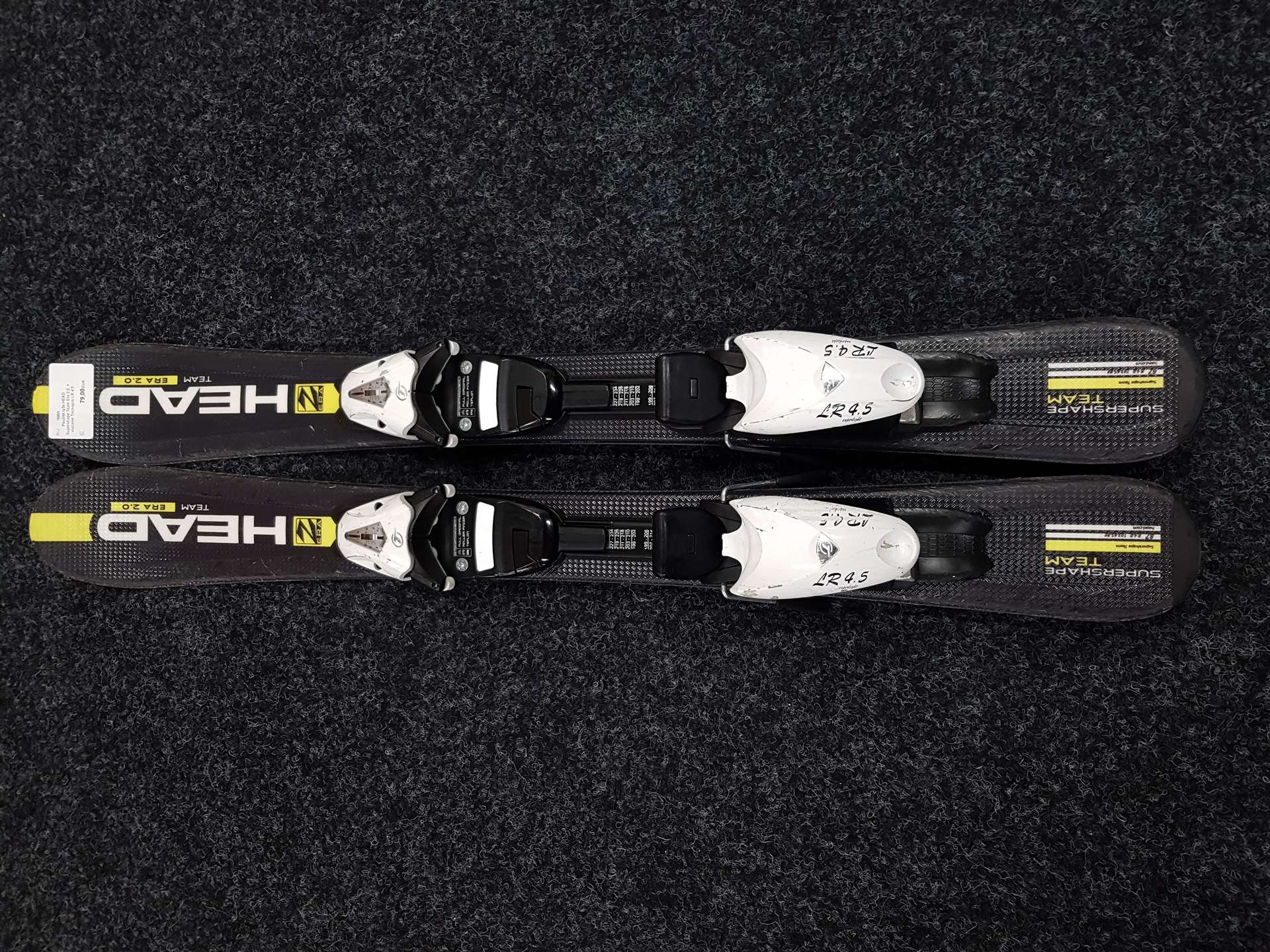 Použité lyže HEAD Supershape Team Era 2,0  + viazanie Tecnopro LR 4,5